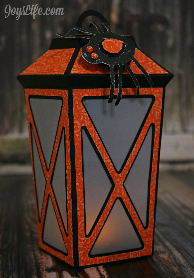 3D Cardstock Spooky Halloween Lantern