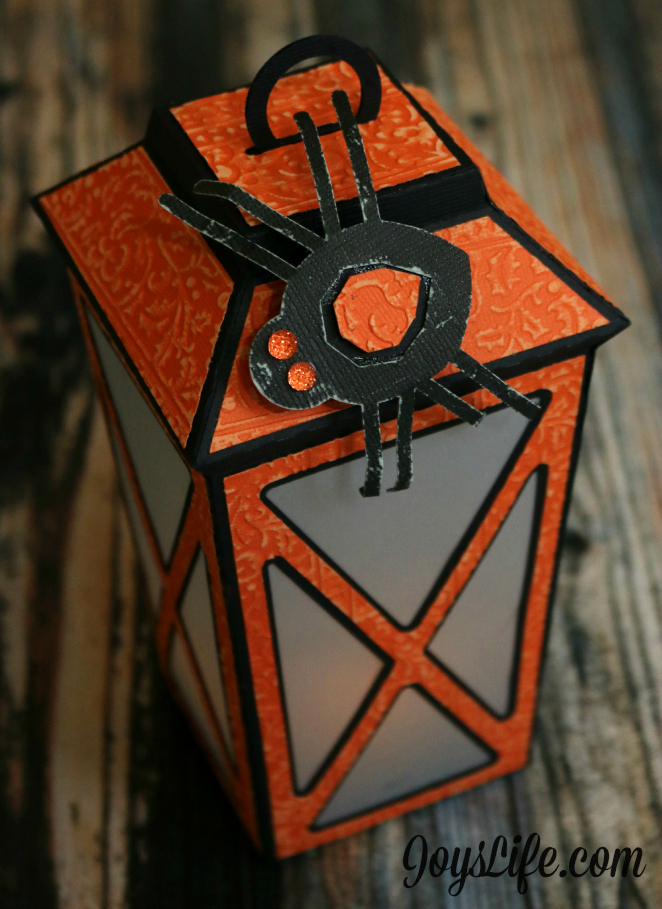 3D Cardstock Spooky Halloween Lantern #Coredinations #SVGCuts #Xyron #Craftwell #CutNBoss #SilhouetteCameo #Halloween #3D