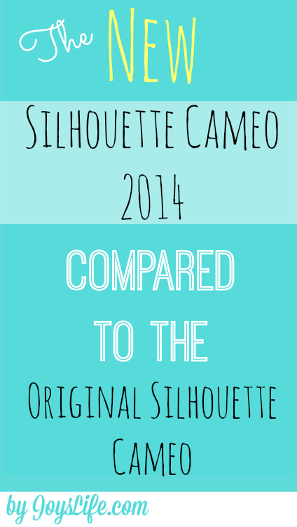 New Silhouette Cameo 2014 Compared to Original Silhouette Cameo #SilhouetteCameo