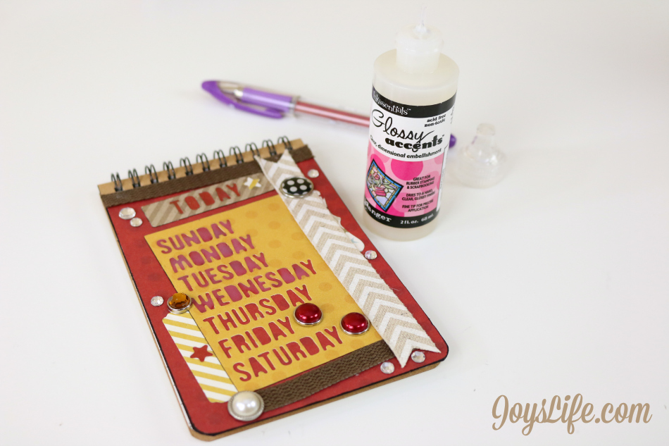 Alter a Simple Notebook for a Unique Look #CutNBoss #Craftwell #craft #notebook #Xyron #altered