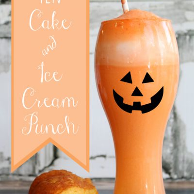 Sunkist Ten Cake & Ice Cream Punch #drinkTEN #CollectiveBias #shop #Halloween #Halloweenfood
