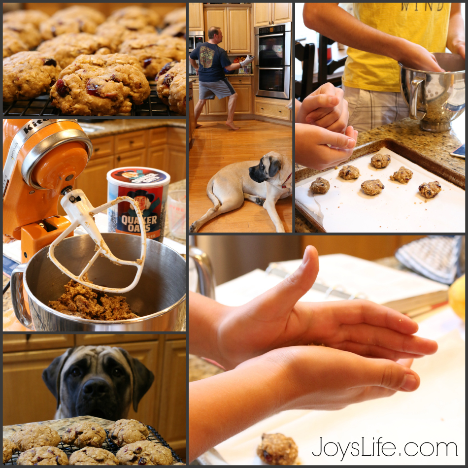 Homemade Orange Cranberry Oatmeal Cookies with Whole Grain Oats @Target #QuakerUp #MyOatsCreation #masonjar #gifts #spon