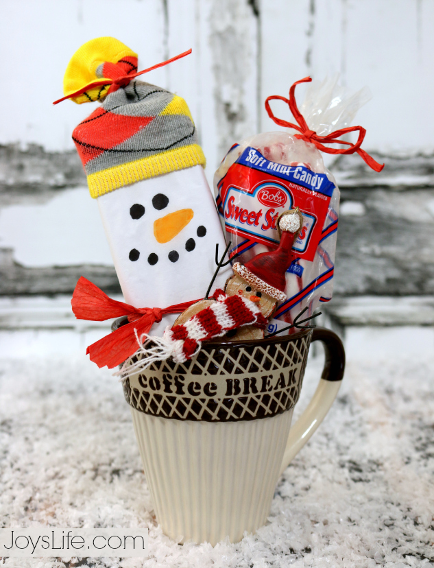 Snowman Coffee Holiday Gift Idea – Quick Easy & Under $10 – Joy's Life