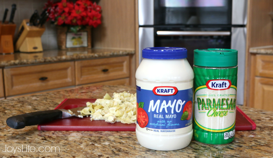 Delicious, Fast & Easy Hot Artichoke Dip Recipe #MustHaveMayo #ad #recipe