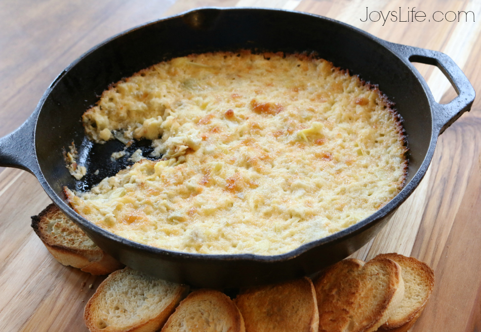 Delicious, Fast & Easy Hot Artichoke Dip Recipe #MustHaveMayo #ad #recipe