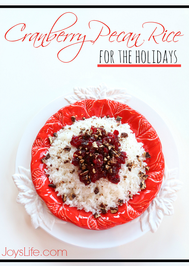 Cranberry Pecan Rice for the Holidays