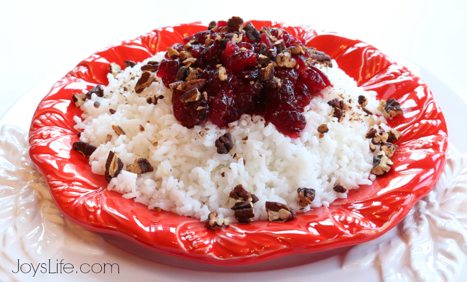 Cranberry Pecan Rice for the Holidays #MinuteHoliday #recipe #sidedish #Christmas #AD