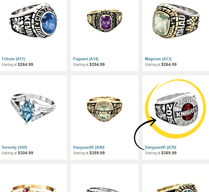 Jostens high school hot sale class rings