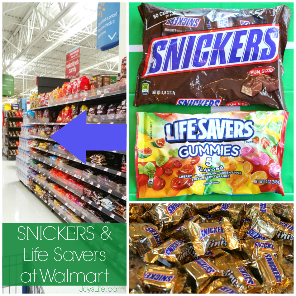 Snickers and Lifesavers at WalMart #BigGameTreats #Ad
