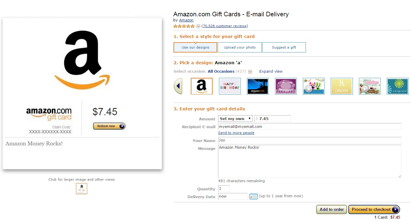 $50 Amazon Gift Card (+ $4.95 processing fee) – Surprise Gifts