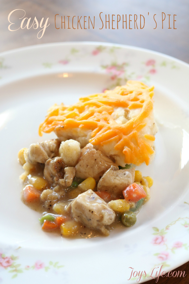 Easy Chicken Shepherds Pie Recipe #HeartHealth #CampbellSoup #AmericanHeartAssociation #Heart Disease #ad