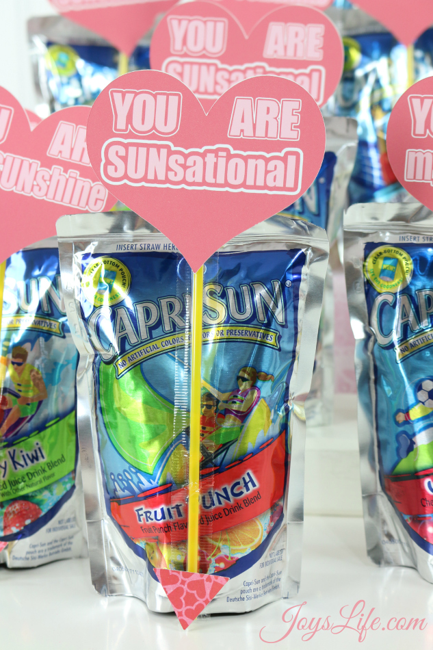 Valentine's Day Party Ideas Capri Sun Cupid's Arrow Messages #CapriSunParties #Ad #SilhouetteCameo #ValentinesDay