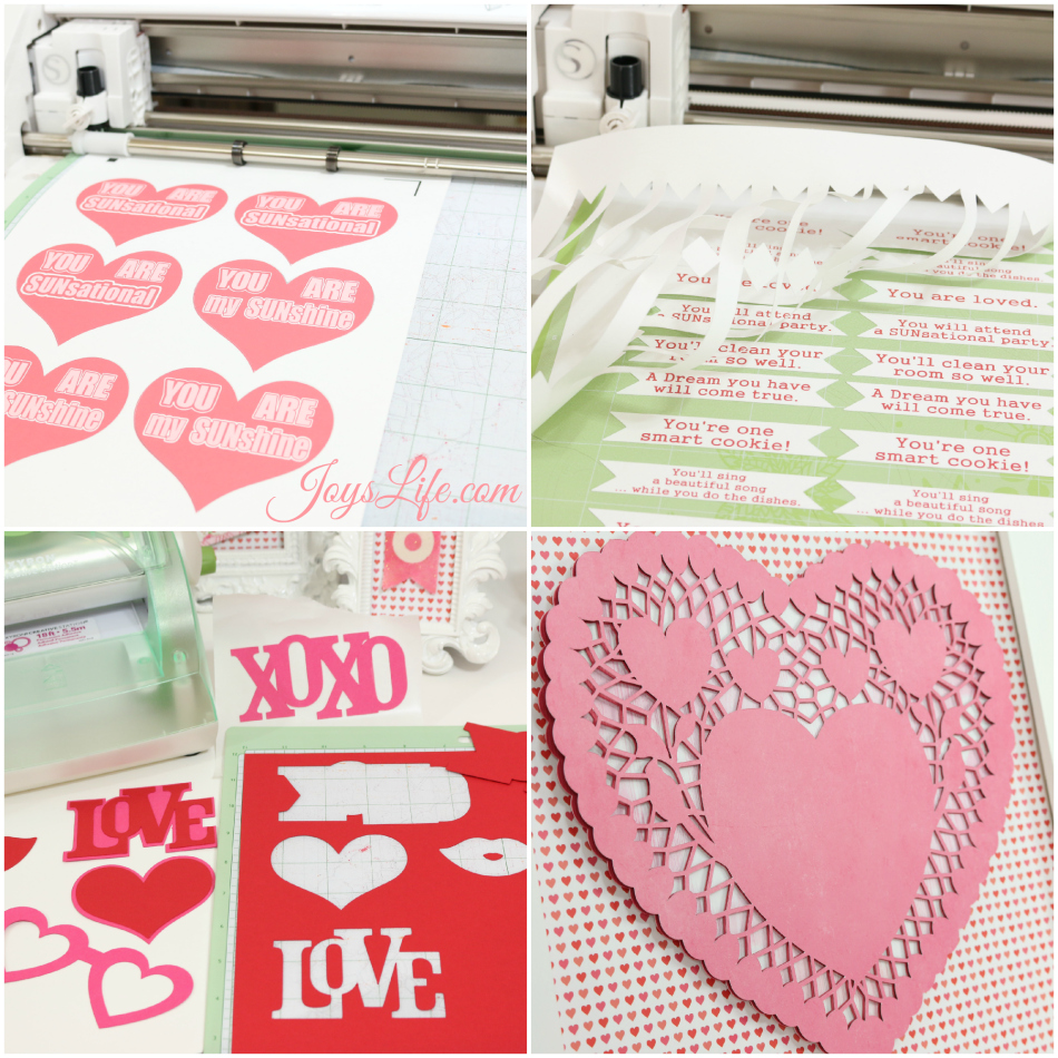 Valentine's Day Party Ideas #CapriSunParties #Ad #SilhouetteCameo #ValentinesDay