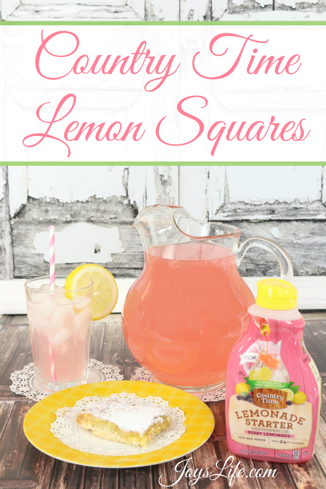 Country Time Lemon Squares Recipe