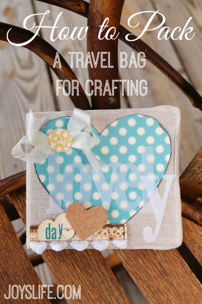 How to Pack a Travel Bag for Crafting