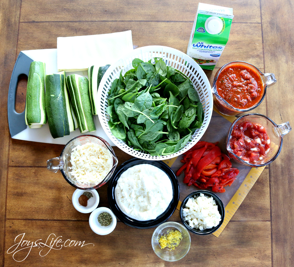 Marathoner's Zucchini Ribbon Lasagna #AllWhitesEggWhites #recipe #lasagna 