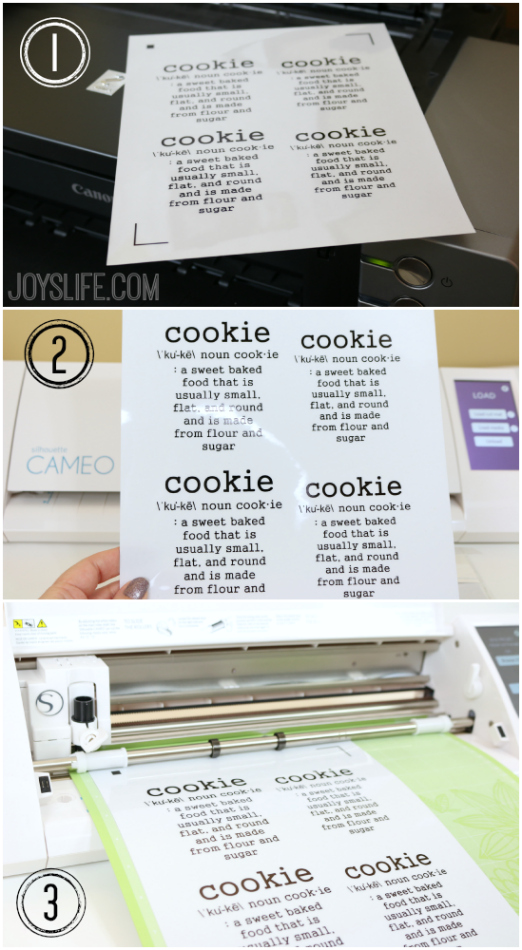 How to Personalize a Cookie Jar with the Silhouette Cameo #TruMoo #SilhouetteCameo #Cookie #Recipe