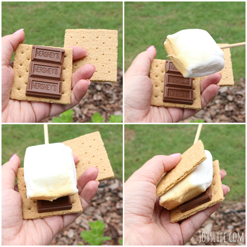 S'Mores Party Backyard Bar #LetsMakeSmores #Ad