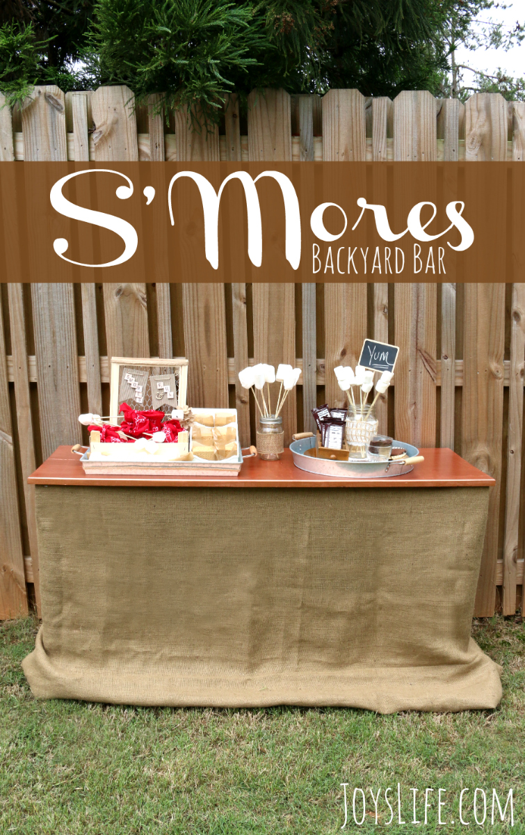 S’mores Party Backyard Bar