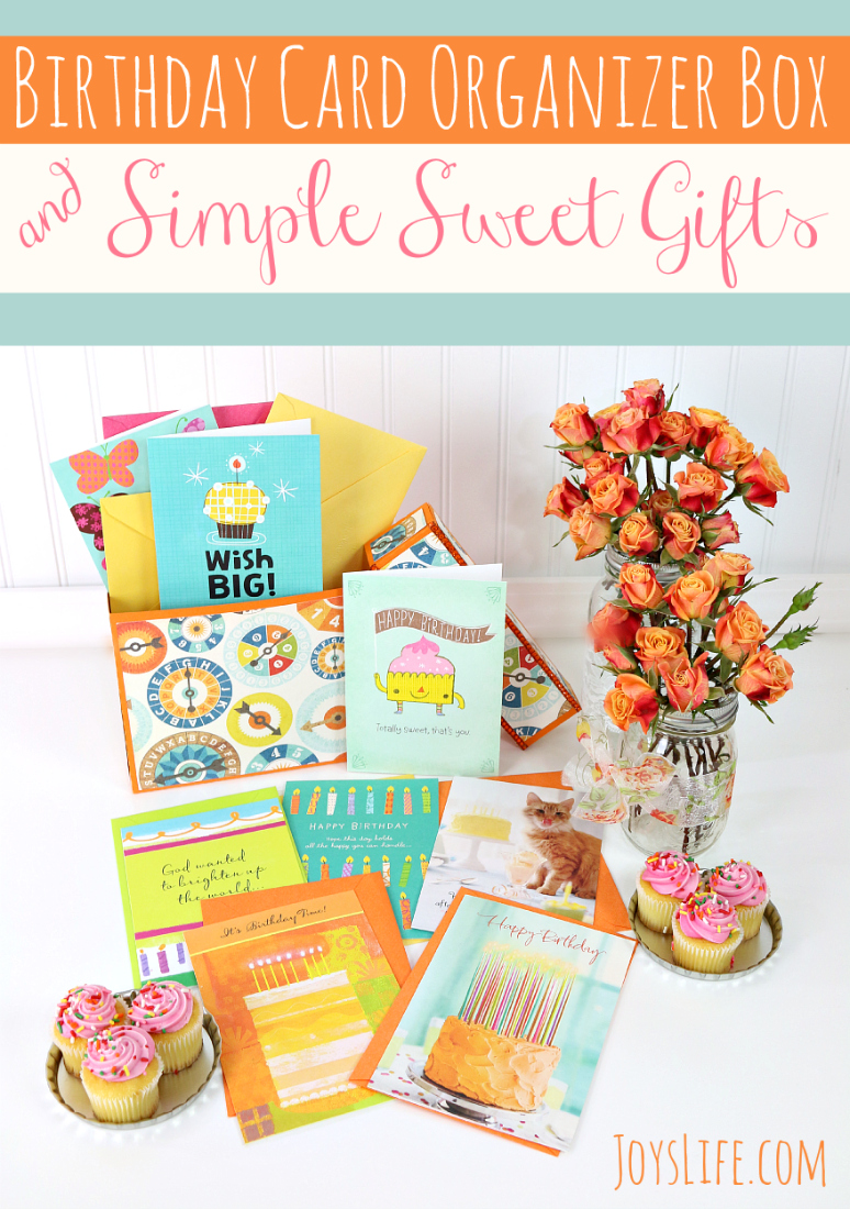 Birthday Card Organizer Box & Simple Sweet Gifts – Joy's Life