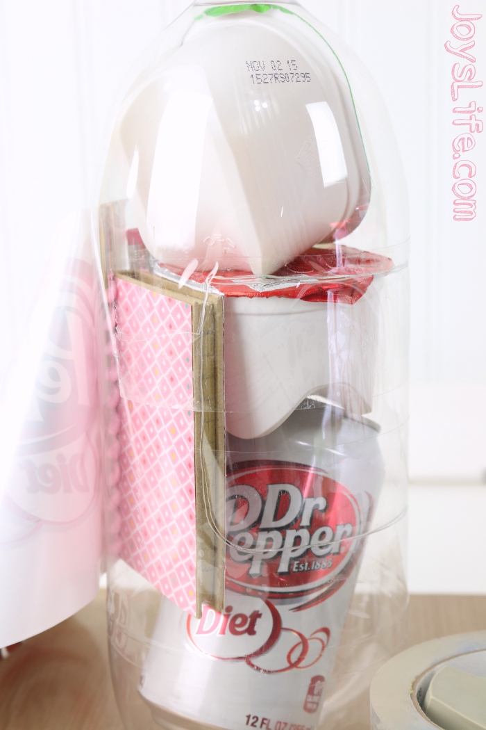 Make a 2 Liter Bottle Gift that's perfect for a college send off or a roommate gift!  #BeReadyPlayBook #Ad