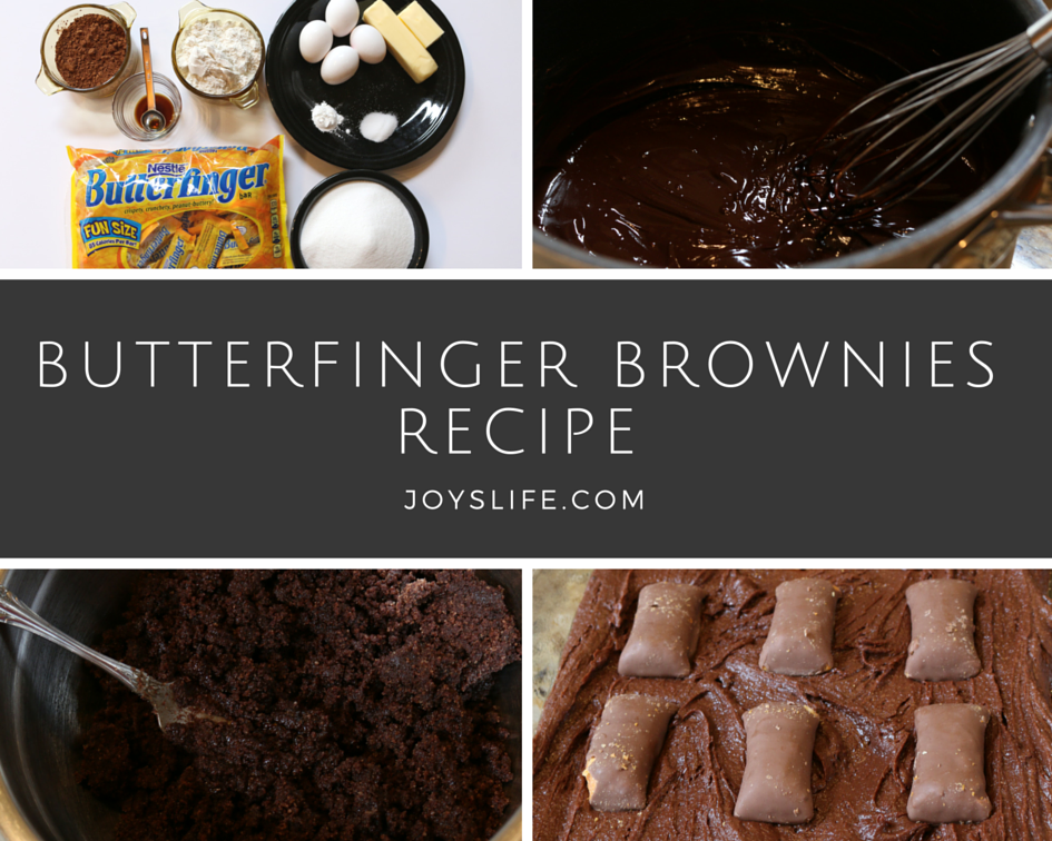 Delicious Butterfinger Brownies Recipe #ReinventSweet ad