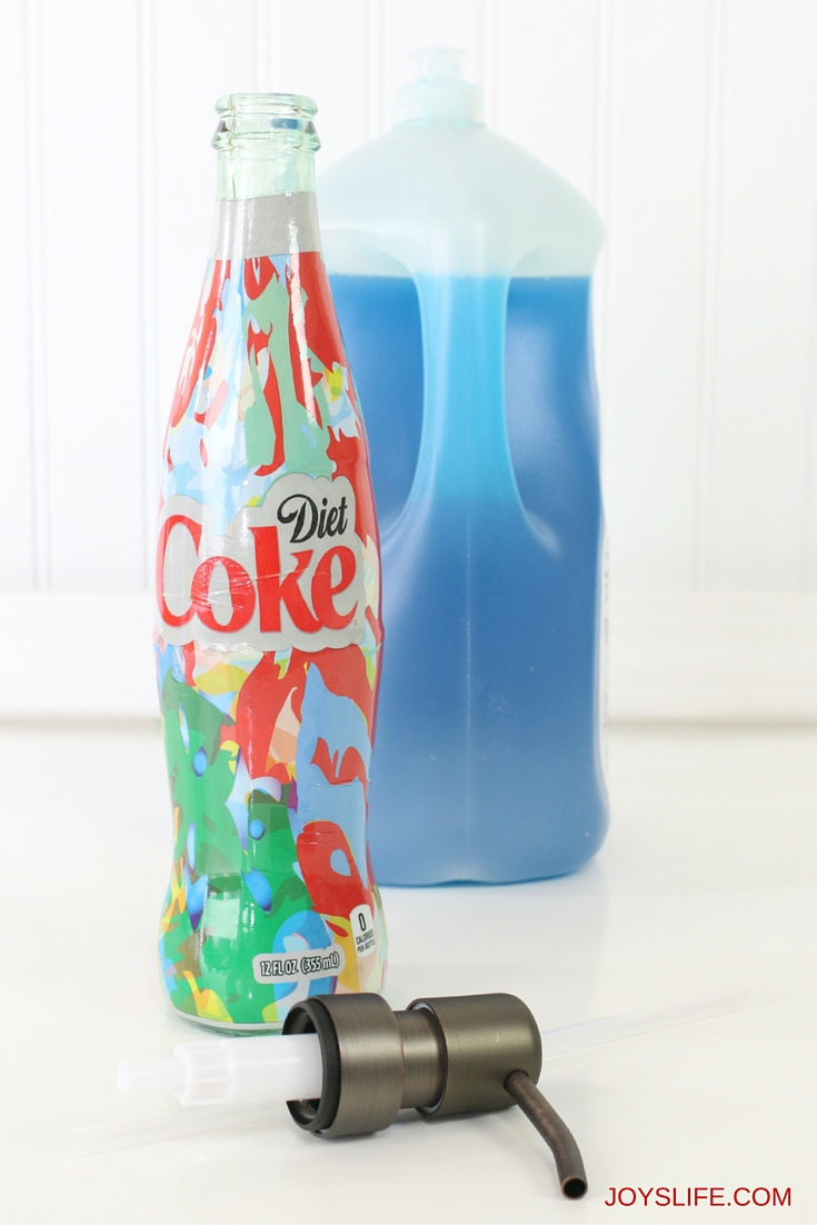 Create a Coke Bottle Soap Dispenser