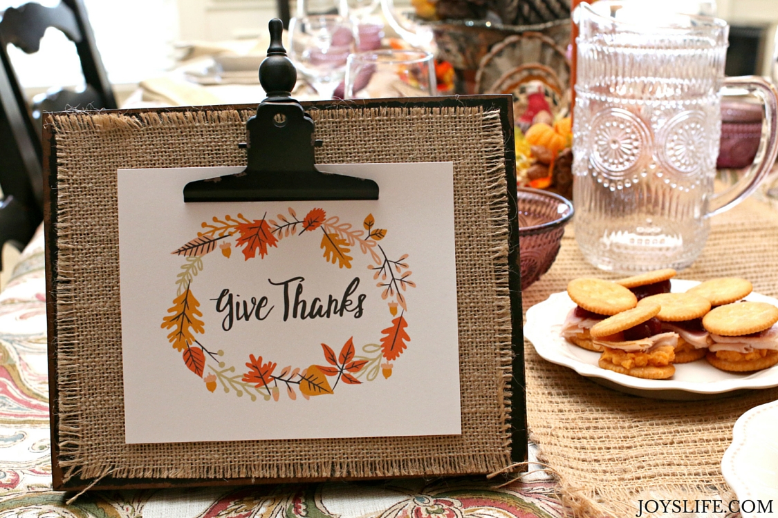 Tips for Planning Your Thanksgiving Table #ad #NabiscoPartyPlanner #BringHomeTheHolidays