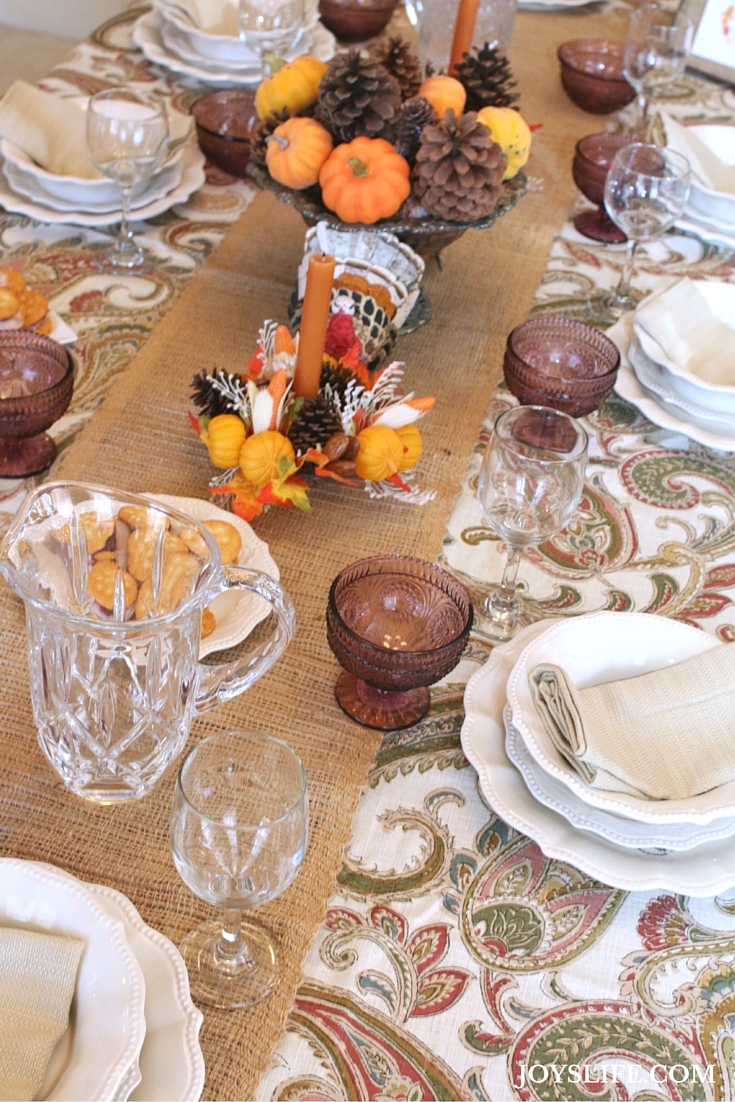 Tips for Planning Your Thanksgiving Table #ad #NabiscoPartyPlanner #BringHomeTheHolidays