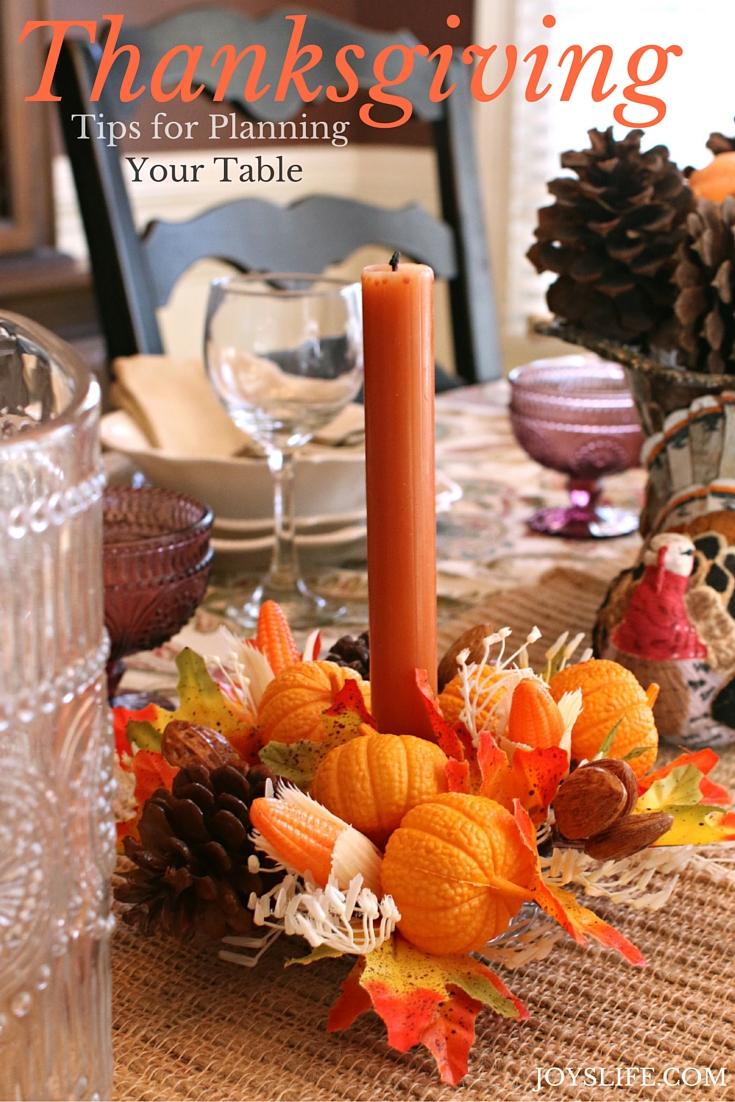 Tips for Planning Your Thanksgiving Table