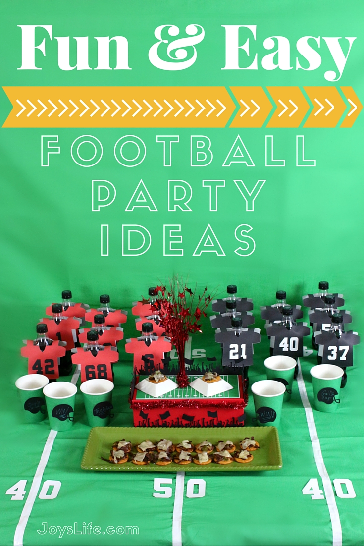 Fun & Easy Football Party Ideas