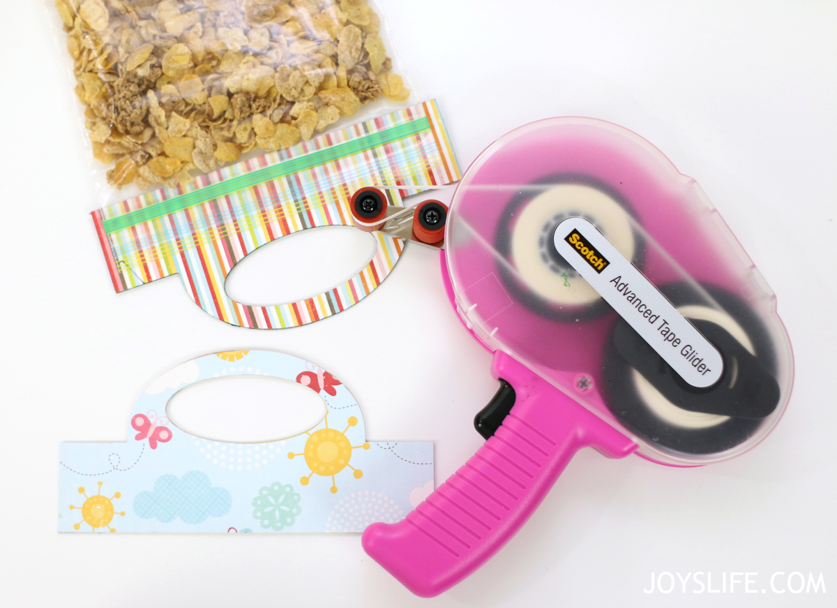 How to Create Bag Toppers with the Silhouette Cameo using Cereal Boxes instead of chipboard.