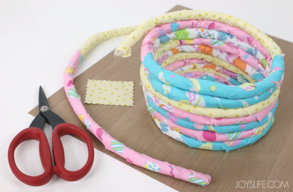 Easter Rope DIY Fabric and Rope Easter Basket - Joy's Life