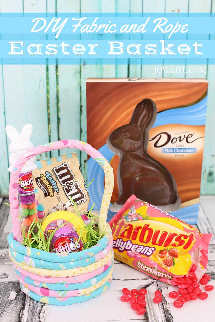 DIY Fabric and Rope Easter Basket