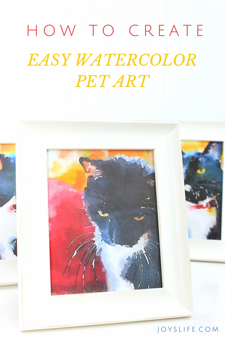 How to Create Easy Watercolor Pet Art
