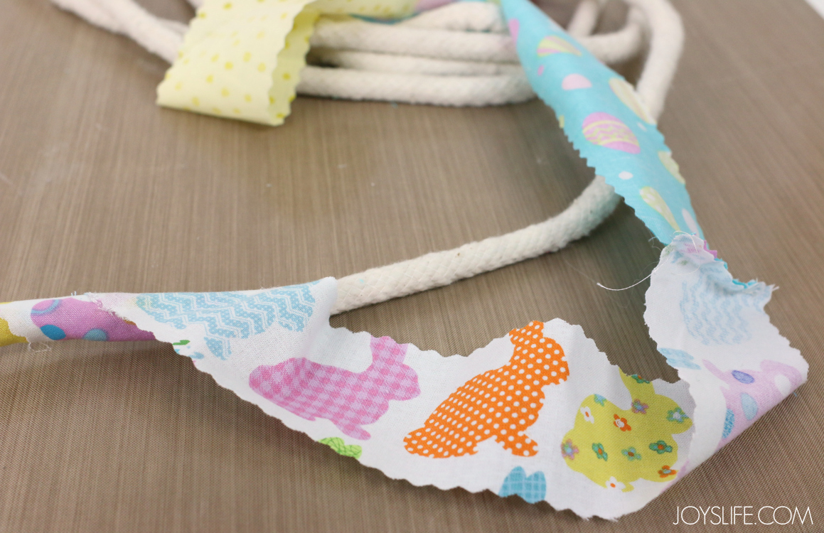 Fabric wrapping rope for Rope Easter Basket