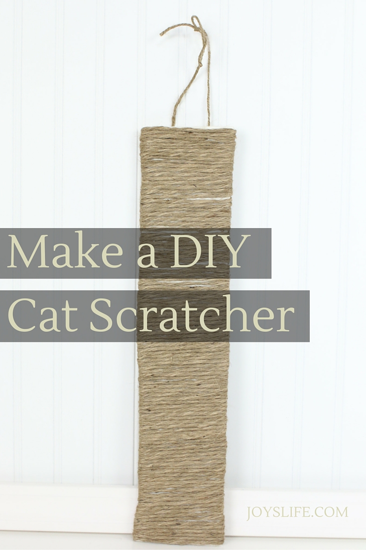 Make a DIY Cat Scratcher & New Cat Care Kit