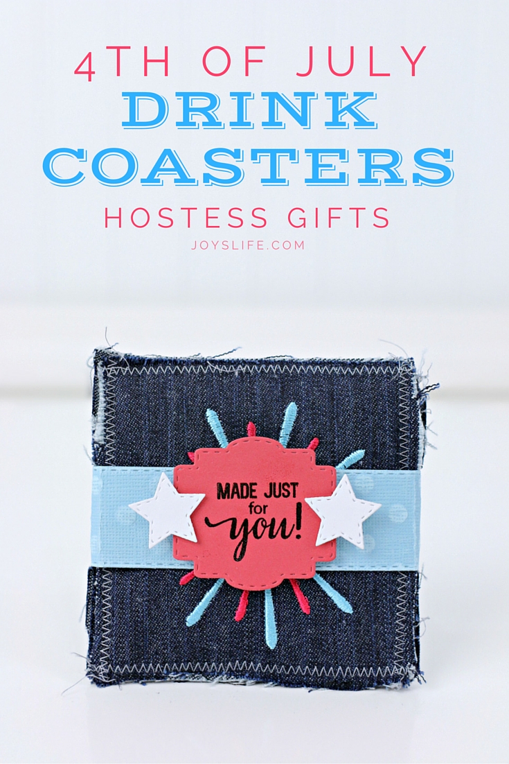 4th of July Drink Coasters Hostess Gifts