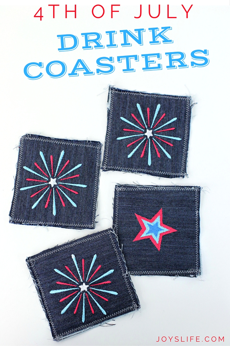 4th of July Drink Coasters