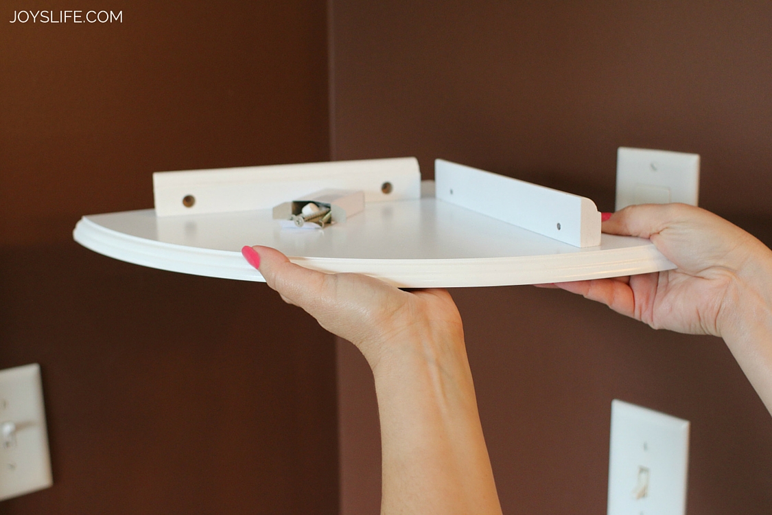 How to Install Simple Corner Shelves