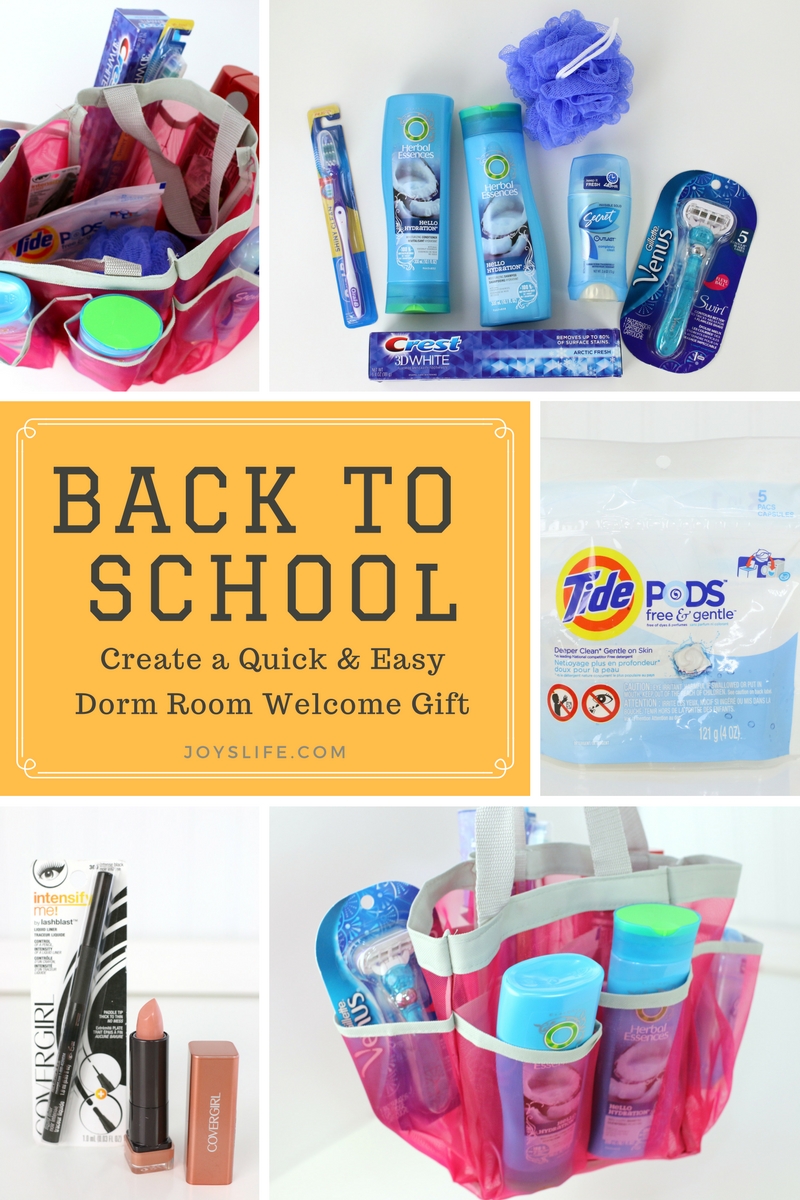 Easy Dorm Room Welcome Gift Bag