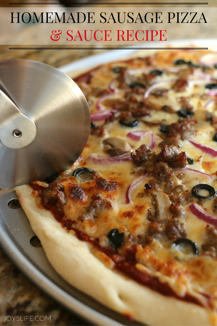 homemade sausage pizza sauce recipe