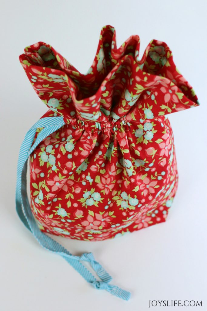 How to Make an Easy Drawstring Bag – Joy's Life