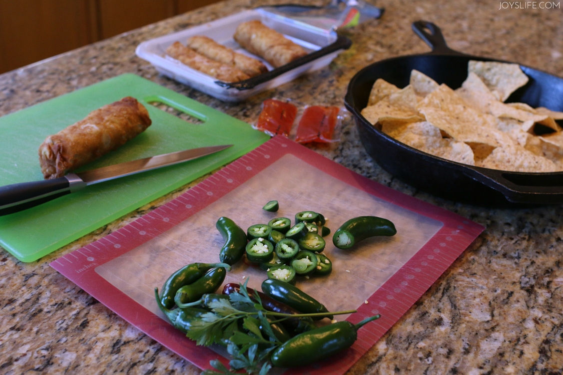 egg roll nacho ingredients