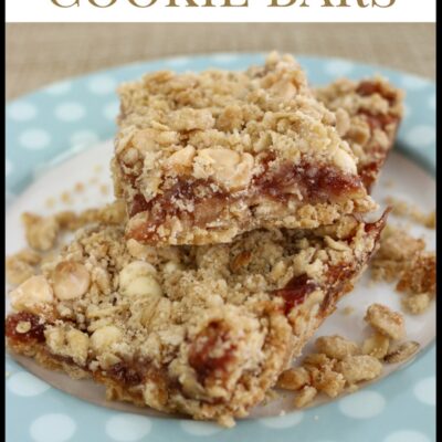 Strawberry Oatmeal Cookie Bars Recipe