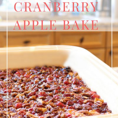 cranberry apple bake