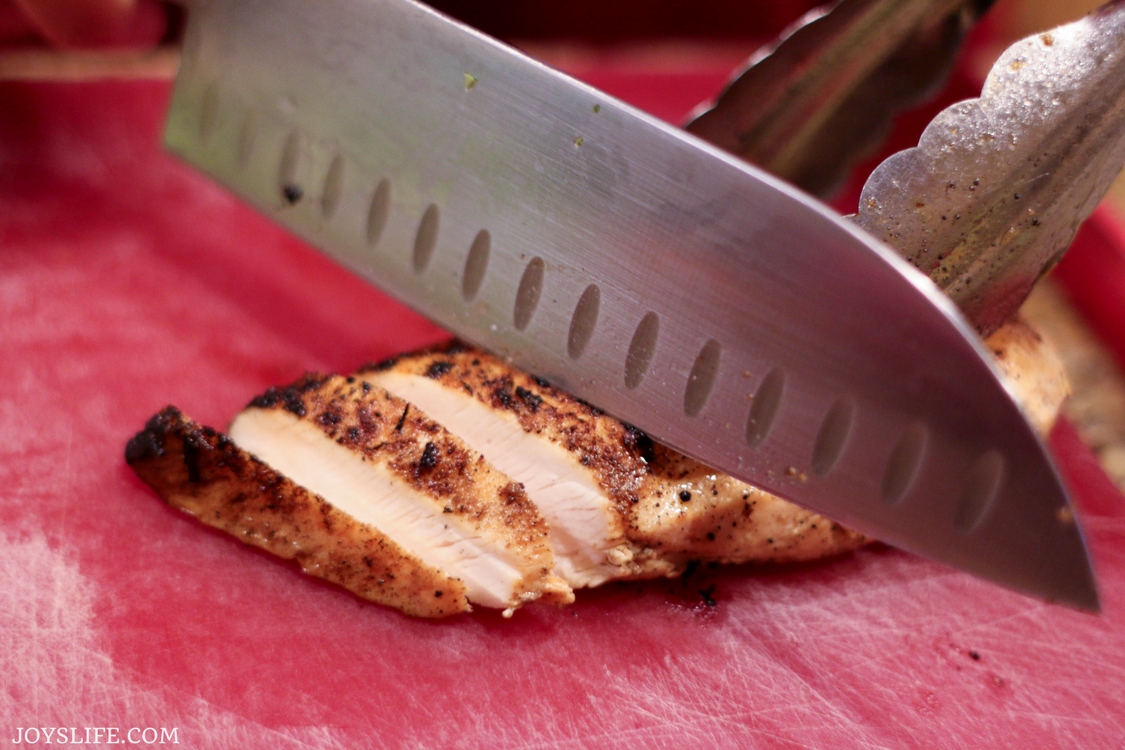 sliced seared rosemary chicken