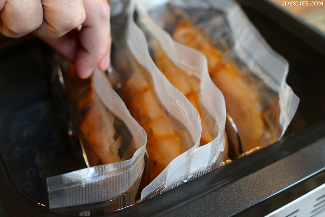 sous vide chicken sealed