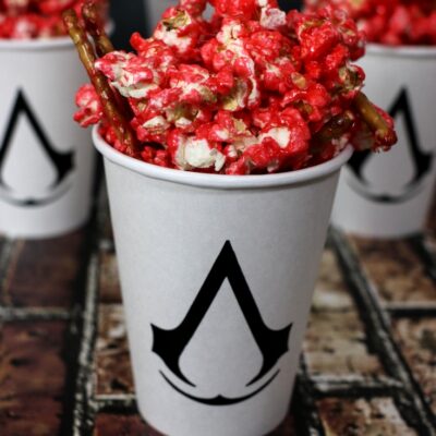 Assassin’s Creed Marshmallow Pretzel Popcorn