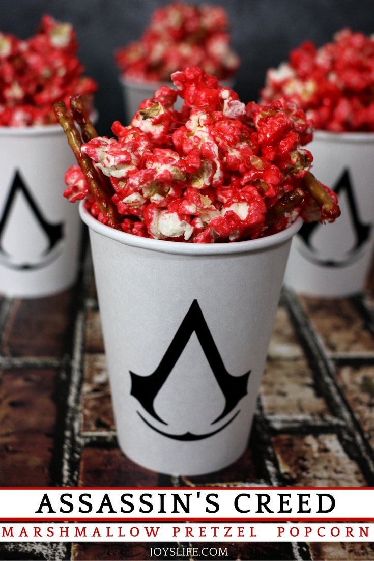 Assassin’s Creed Marshmallow Pretzel Popcorn